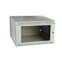 Шкаф 19” настенный, 12U, 600x450 мм, металлическая дверь