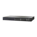 Коммутатор Cisco SRW224G4-K9-EU (SF300-24 24-port 10/100 Managed Switch with Gigabit Uplinks)