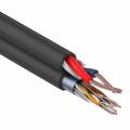 Мульти-кабель FTP 4PR, 24AWG, CAT5e+2х0,75мм², черный, (бухта 200м), REXANT 01-4044