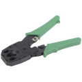 Инструмент обжимной для RJ45/RJ12/RJ11, ручка ПВХ, зеленый, ITK TM1-G10V
