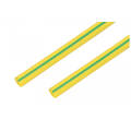 Термоусаживаемая трубка  20,0/10,0мм, желто-зеленая, упаковка 10шт. по 1м, REXANT 22-0007