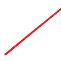 Трубка термоусадочная 4,0/2,0мм, красная, уп.50шт. по 1м, PROconnect 55-0404