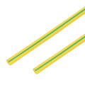 Трубка термоусадочная 12/6,0мм, желто-зеленая, уп.50шт. по 1м, PROconnect 55-1207