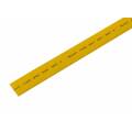 Термоусаживаемая трубка 15,0/7,5мм, желтая, упаковка 50шт. по 1м, REXANT 21-5002