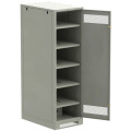Шкаф напольный 2000х600х950мм, металл. дверь, серый, пуст., LINEA B, ITK LB35-20H69-M