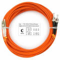 Шнур оптический LC/UPC-ST/UPC, МM, 62.5/125, 20м, LSZH, Duplex, оранж., Cabeus FOP-62-LC-ST-20m