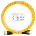 Шнур оптический FC/UPC-FC/UPC, SM, 3м, LSZH, Duplex, желтый, Cabeus FOP(d)-9-FC-FC-3m