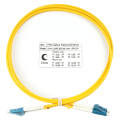 Шнур оптический LC/UPC-LC/UPC, SM, 1.5м, LSZH, Duplex, желтый,Cabeus FOP(d)-9-LC-LC-1,5m