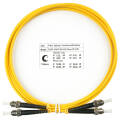 Шнур оптический ST/UPC-ST/UPC, SM, 2м, LSZH, Duplex, желтый, Cabeus FOP(d)-9-ST-ST-2m