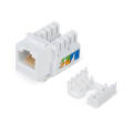 Вставка Keystone Jack RJ-45, Кат.5е, заделка тип 110, 90 градусов, белая, WRline WR-KJ-RJ45-C5E-90