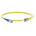 Шнур оптический FC/UPC-ST/UPC, SM, 10м, Simplex, желтый, Hyperline FC-S2-9-FC/UR-ST/UR-H-10M-LSZH-YL