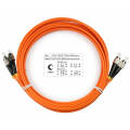 Шнур оптический FC/UPC-FC/UPC, МM, 62.5/125, 10м, Duplex, оранж., Cabeus FOP-62-FC-FC-10m