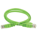 Патч-корд UTP 4 пары, Кат.5е, 2хRJ45, 1м, зеленый, LSZH, ITK PC02-C5EUL-1M