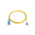 Шнур оптический LC/UPC-SC/UPC, SM, 3м, Duplex, желтый, Hyperline FC-D2-9-LC/UR-SC/UR-H-3M-LSZH-YL