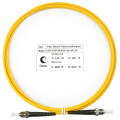 Шнур оптический ST/UPC-ST/UPC, SM, 2м, Simplex, желтый, Cabeus FOP(s)-9-ST-ST-2m