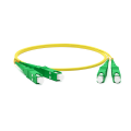 Шнур оптический SC/APC-SC/APC, SM, 20м, Duplex, желтый, Hyperline FC-D2-9-SC/AR-SC/AR-H-20M-LSZH-YL