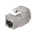 Вставка Keystone Jack RJ-45(8р8с), Кат.6A, без Toolless, Cabeus KJ-RJ45-Cat.6A-SH-180-Toolless