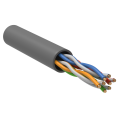 Кабель UTP 4 пары, Кат.5e, внутр., LSZH, 0,51мм, 24AWG, серый, 305м, РФ ITK LC1-C5E04-121-S-R