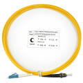 Шнур оптический LC/UPC-ST/UPC, SM, 2м, Simplex, желтый, Cabeus FOP(s)-9-LC-ST-2m