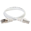 Патч-корд FTP 4 пары, Кат.5е, 2хRJ45, 0,5м, белый, PVC, ITK PC08-C5EF-05M