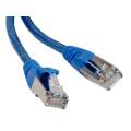 Патч-корд FTP 4 пары, Кат.5е, 2хRJ45, 5м, синий, LSZH, Hyperline PC-LPM-STP-RJ45-RJ45-C5e-5M-LSZH-BL