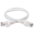 Патч-корд UTP 4 пары, Кат.5е, 2хRJ45, 3м, белый, PVC, ITK PC08-C5EU-3M