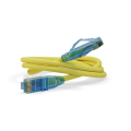 Патч-корд UTP 4 пары, Кат.6, 2хRJ45, 2м, желтый, LSZH, Hyperline PC-LPM-UTP-RJ45-RJ45-C6-2M-LSZH-YL