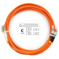 Шнур оптический LC/UPC-FC/UPC, МM, 62.5/125, 20м, Duplex, оранж., Cabeus FOP-62-LC-FC-20m