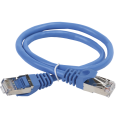 Патч-корд FTP 4 пары, Кат.5е, 2хRJ45, 2м, синий, PVC, ITK PC03-C5EF-2M