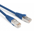 Патч-корд SF/UTP 4 пары, Кат.5е, 2хRJ45, 3м, синий, LSZH, Hyperline PC-LPM-SFTP-RJ45-RJ45-C5e-3M-LSZH-BL