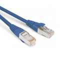 Патч-корд SF/UTP 4 пары, Кат.5е, 2хRJ45, 6м, синий, LSZH, Hyperline PC-LPM-SFTP-RJ45-RJ45-C5e-6M-LSZH-BL