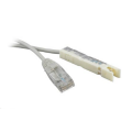 Патч-корд 110 тип-RJ45 1 пара, 2м, серый, LSZH, Hyperline PC-110-RJ45-1P-CX-2M-LSZH-GY