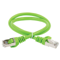 Патч-корд FTP 4 пары, Кат.6, 2хRJ45, 0,5м, зеленый, PVC, ITK PC02-C6F-05M