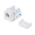 Вставка Keystone Jack RJ-45(8р8с), Кат.5e, без Toolless, белая, KJ-RJ45-Cat.5e-180-Toolless