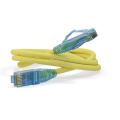 Патч-корд UTP 4 пары, Кат.6, 2хRJ45, 0,5м, желтый, LSZH, Hyperline PC-LPM-UTP-RJ45-RJ45-C6-0.5M-LSZH-YL