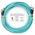 Шнур оптический FC/UPC-ST/UPC, МM, 50/125, OM3, 15м, Duplex, бирюз., Cabeus FOP-50-FC-ST-15m