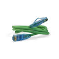 Патч-корд UTP 4 пары, Кат.6, 2хRJ45, 1,5м, зеленый, LSZH, Hyperline PC-LPM-UTP-RJ45-RJ45-C6-1.5M-LSZH-GN