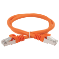 Патч-корд FTP 4 пары, Кат.5е, 2хRJ45, 1м, оранжевый, PVC, ITK PC07-C5EF-1M