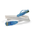 Патч-корд UTP 4 пары, Кат.6, 2хRJ45, 0,5м, белый, LSZH, Hyperline PC-LPM-UTP-RJ45-RJ45-C6-0.5M-LSZH-WH