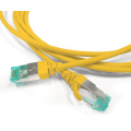 Патч-корд S/FTP 4 пары, Кат.6а, 2хRJ45, 5м, желтый, LSZH, Hyperline PC-LPT-SFTP-RJ45-RJ45-C6a-5M-LSZH-YL