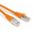 Патч-корд SF/UTP 4 пары, Кат.6, 2хRJ45, 0,5м, оранжевый, LSZH, Hyperline PC-LPM-SFTP-RJ45-RJ45-C6-0.5M-LSZH-OR