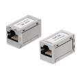 Адаптер проходной RJ45-RJ45(8p8c), Кат.5е, WRline WR-CA-8p8c-C5E-SH