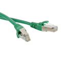 Патч-корд FTP 4 пары, Кат.6, 2хRJ45, 0,5м, зеленый, LSZH, Hyperline PC-LPM-STP-RJ45-RJ45-C6-0.5M-LSZH-GN