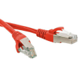 Патч-корд SF/UTP 4 пары, Кат.5е, 2хRJ45, 10м, красный, LSZH, Hyperline PC-LPM-SFTP-RJ45-RJ45-C5e-10M-LSZH-RD