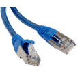 Патч-корд FTP 4 пары, Кат.6, 2хRJ45, 10м, синий, LSZH, Hyperline PC-LPM-STP-RJ45-RJ45-C6-10M-LSZH-BL