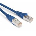 Патч-корд SF/UTP 4 пары, Кат.5е, 2хRJ45, 20м, синий, LSZH, Hyperline PC-LPM-SFTP-RJ45-RJ45-C5e-20M-LSZH-BL