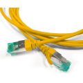 Патч-корд S/FTP 4 пары, Кат.6а, 2хRJ45, 1,5м, желтый, LSZH, Hyperline PC-LPT-SFTP-RJ45-RJ45-C6a-1.5M-LSZH-YL