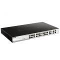 Коммутатор настраиваемый D-link DGC-1210-28P/F1