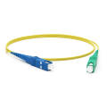 Шнур оптический SC/UPC-SC/APC, SM, 1.5м, Simplex, жел., Hyperline FC-S2-9-SC/UR-SC/AR-H-1.5M-LSZH-YL