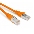 Патч-корд SF/UTP 4 пары, Кат.6, 2хRJ45, 5м, оранжевый, LSZH, Hyperline PC-LPM-SFTP-RJ45-RJ45-C6-5M-LSZH-OR